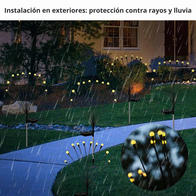 Luces de Jardín con Energía Solar