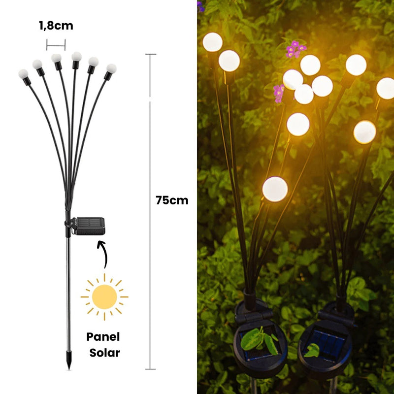 Luces de Jardín con Energía Solar