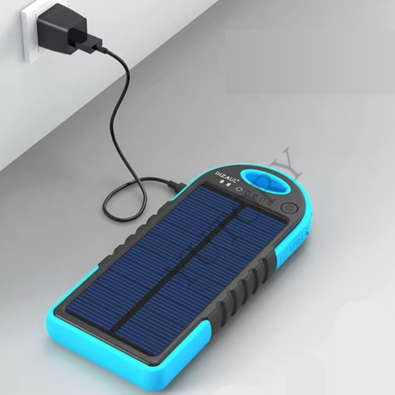 Cargador PowerBank Solar Impermeable Portátil 10000mAh