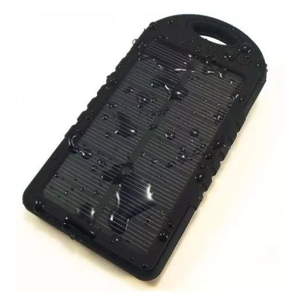 Cargador PowerBank Solar Impermeable Portátil 10000mAh