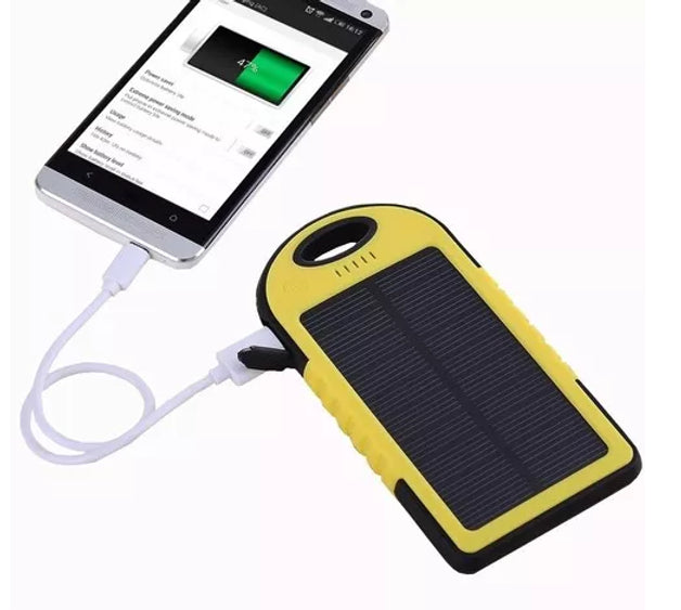 Cargador PowerBank Solar Impermeable Portátil 10000mAh