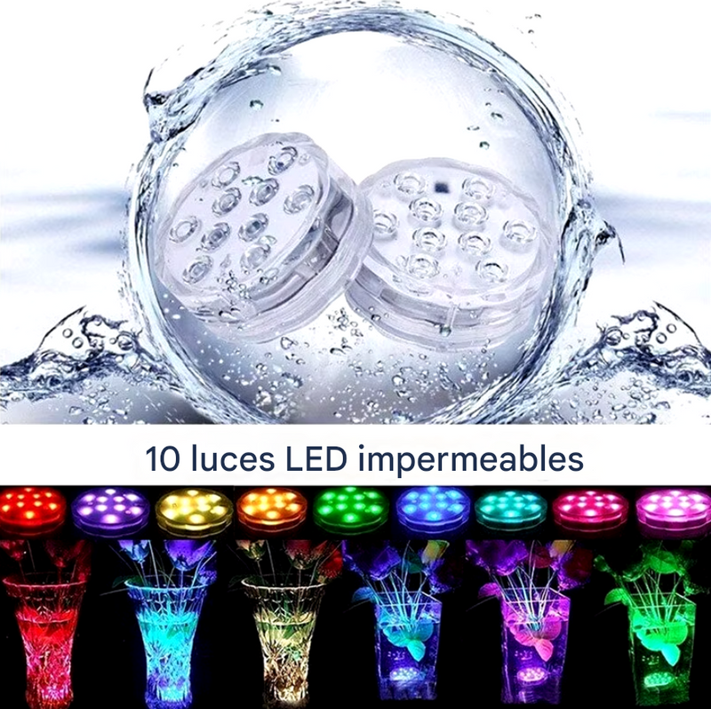 Luces RGB Para Piscinas [Kit inalámbrico]