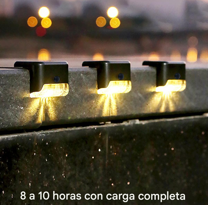 Kit de Iluminación Solar para Deck [Fácil instalación]