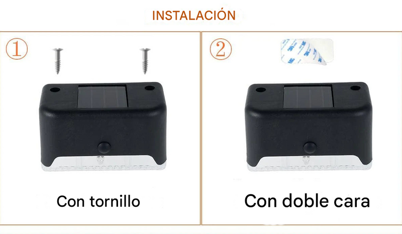 Kit de Iluminación Solar para Deck [Fácil instalación]