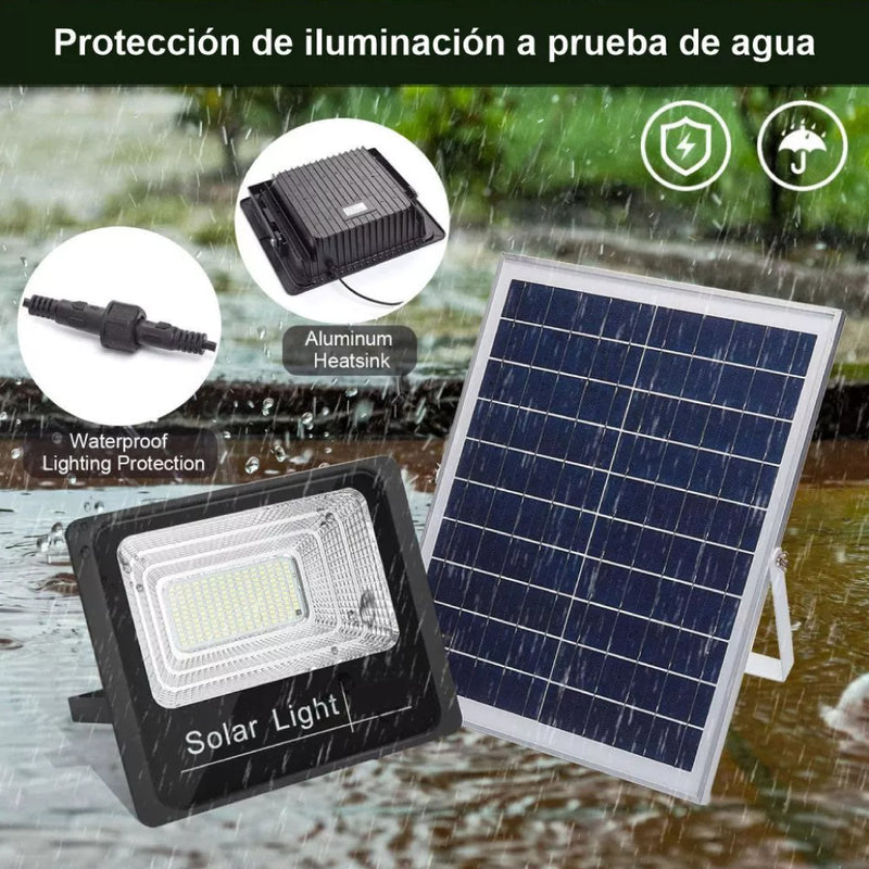 Lampara Reflector Solar con Control