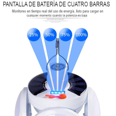 Lampara para Acampar Solar