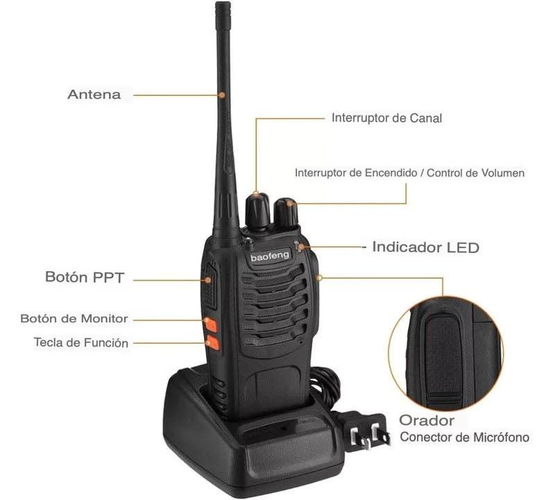 Radio Walkie Talkie Baofeng Bf-888s